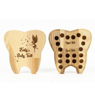 Medinė dantukų dežutė Medinė dantukų dežutė