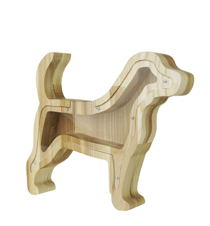 Medinė taupyklė "Šuniukas"