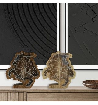 Medinė taupyklė "Vytis"