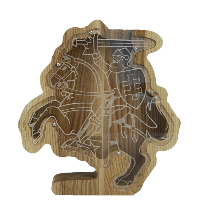 Medinė taupyklė "Vytis"