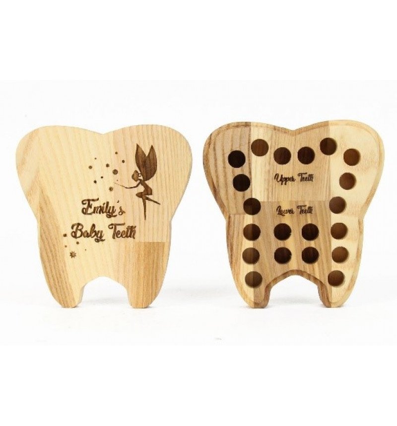 Medinė dantukų dežutė