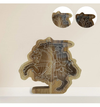 Medinė taupyklė "Vytis"