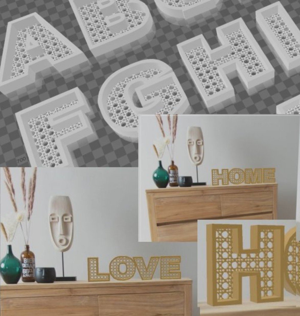 Mini Dekoratyvinės Raidės Žodžiams (8 cm)