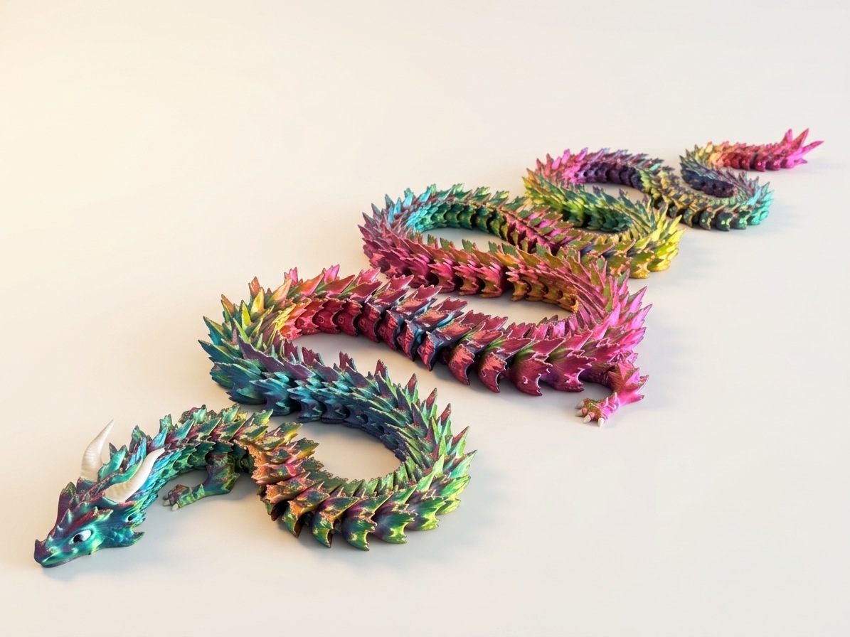 Infinity Serpent - ilgas artikuliuotas drakonas
