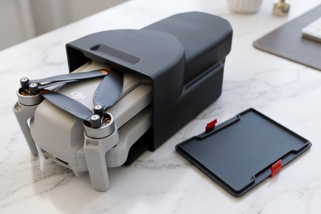 DJI Mini 2 minimalus dėklas