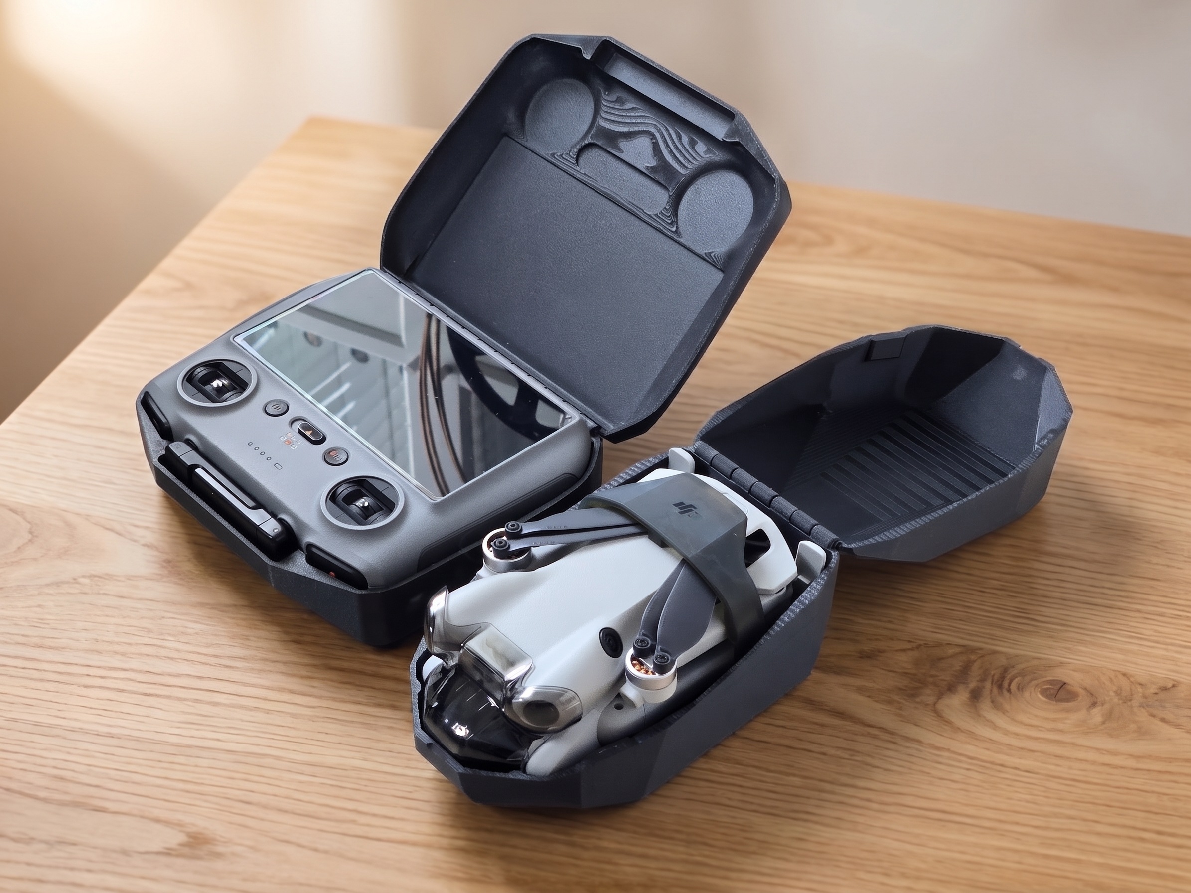 DJI Mini 4 Pro ir RC-2 dėklas