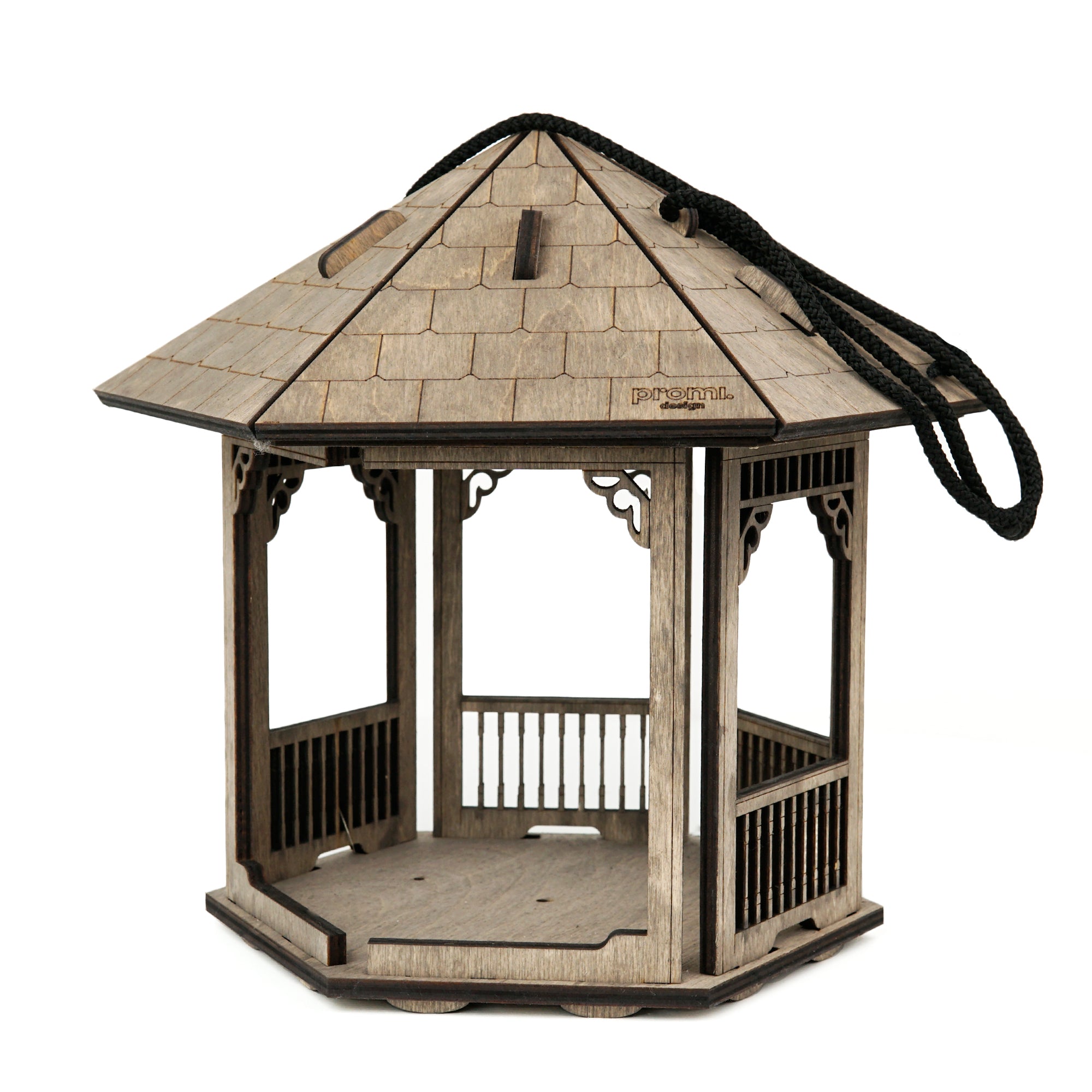 Medinė lesyklėlė paukščiams, Gazebo lesyklėlė