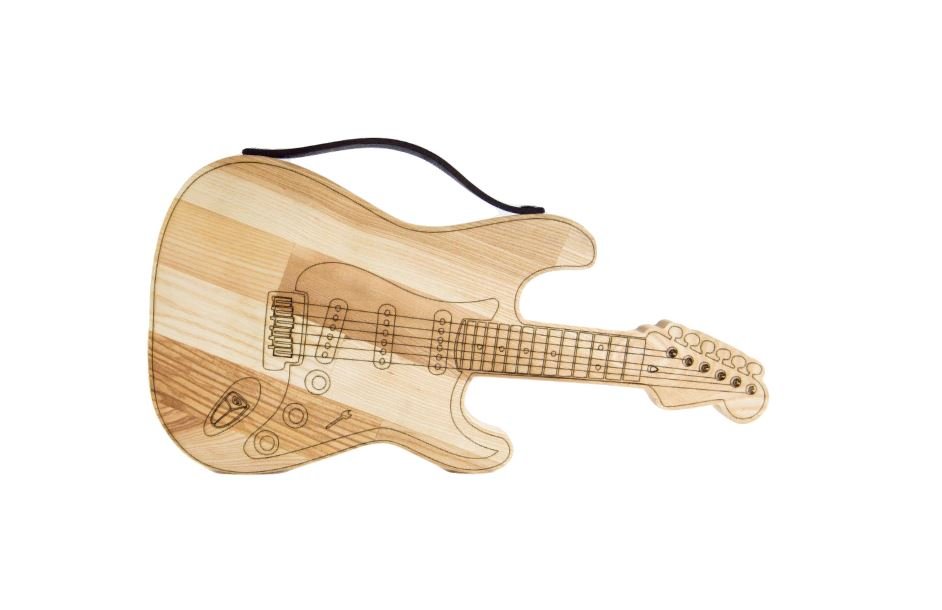 Medinė pjaustymo lenta „Gitara“